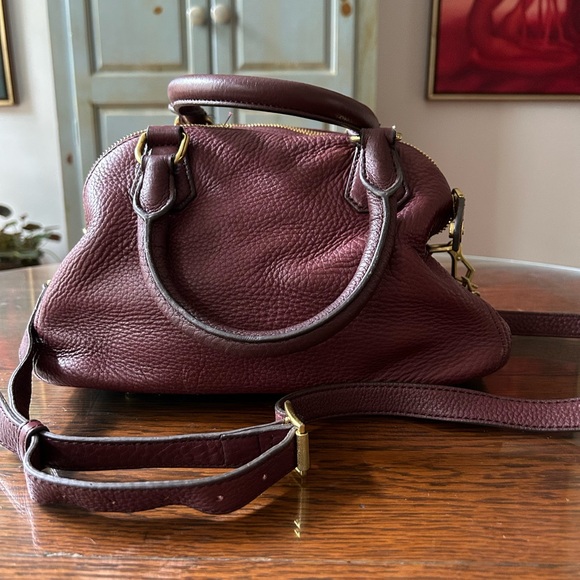 JCrew Crossbody Hobo Pebble Leather Bag - Picture 6 of 6